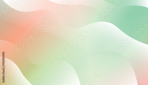 Modern Wavy Background. For Template Cell Phone Backgrounds. Vector Illustration with Color Gradient.