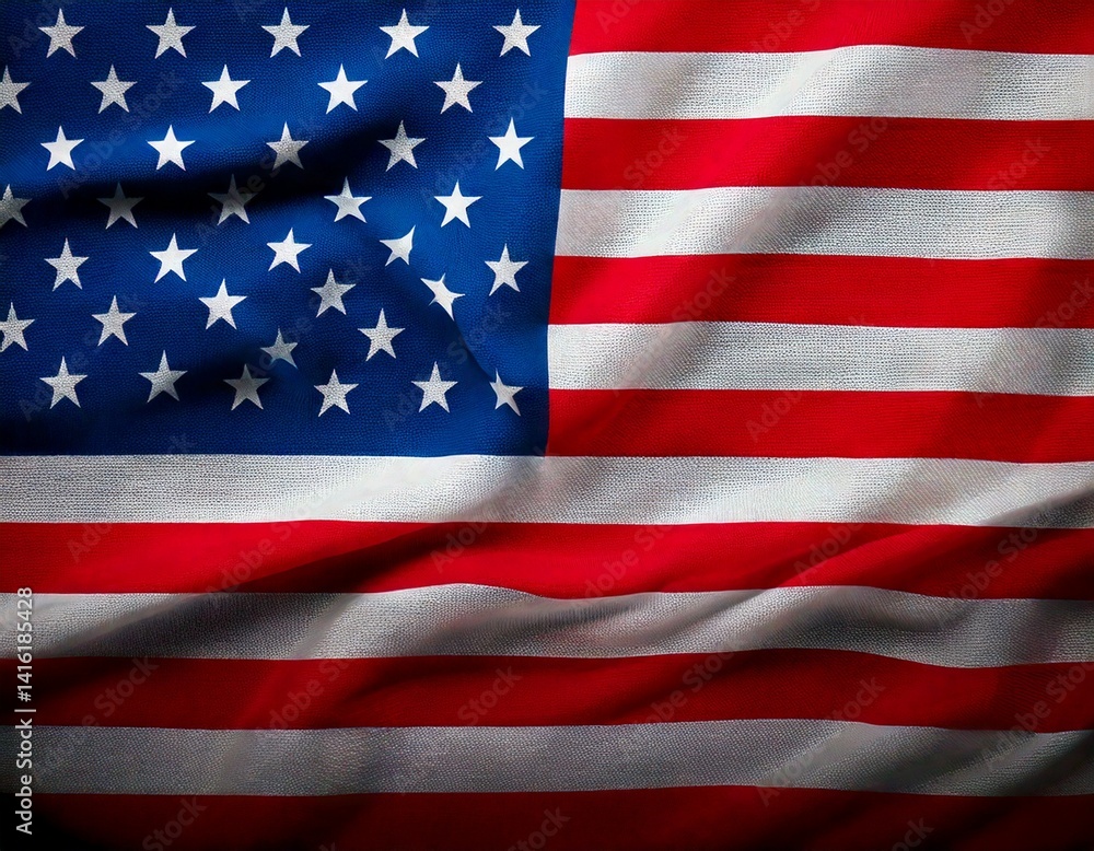 Fototapeta premium American flag on background 