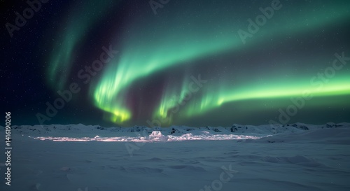 Wallpaper Mural Arctic Aurora Borealis Night Sky. Torontodigital.ca