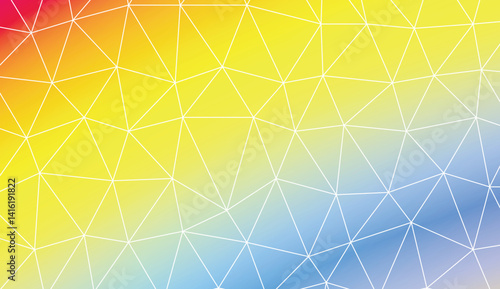Modern elegant background with polygonal elements. For interior wallpaper, smart design, fashion print. Vector illustration. Creative gradient color.