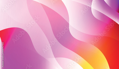 Modern Background With Dynamic Effect. For Your Design Ad, Banner, Cover Page. Vector Illustration with Color Gradient.