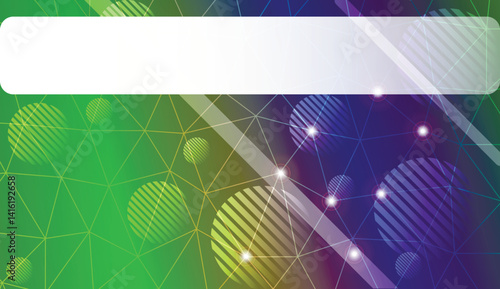 Template with triangles, line, circle, space for text. Gradient color. Design for you business. Vector illustration.