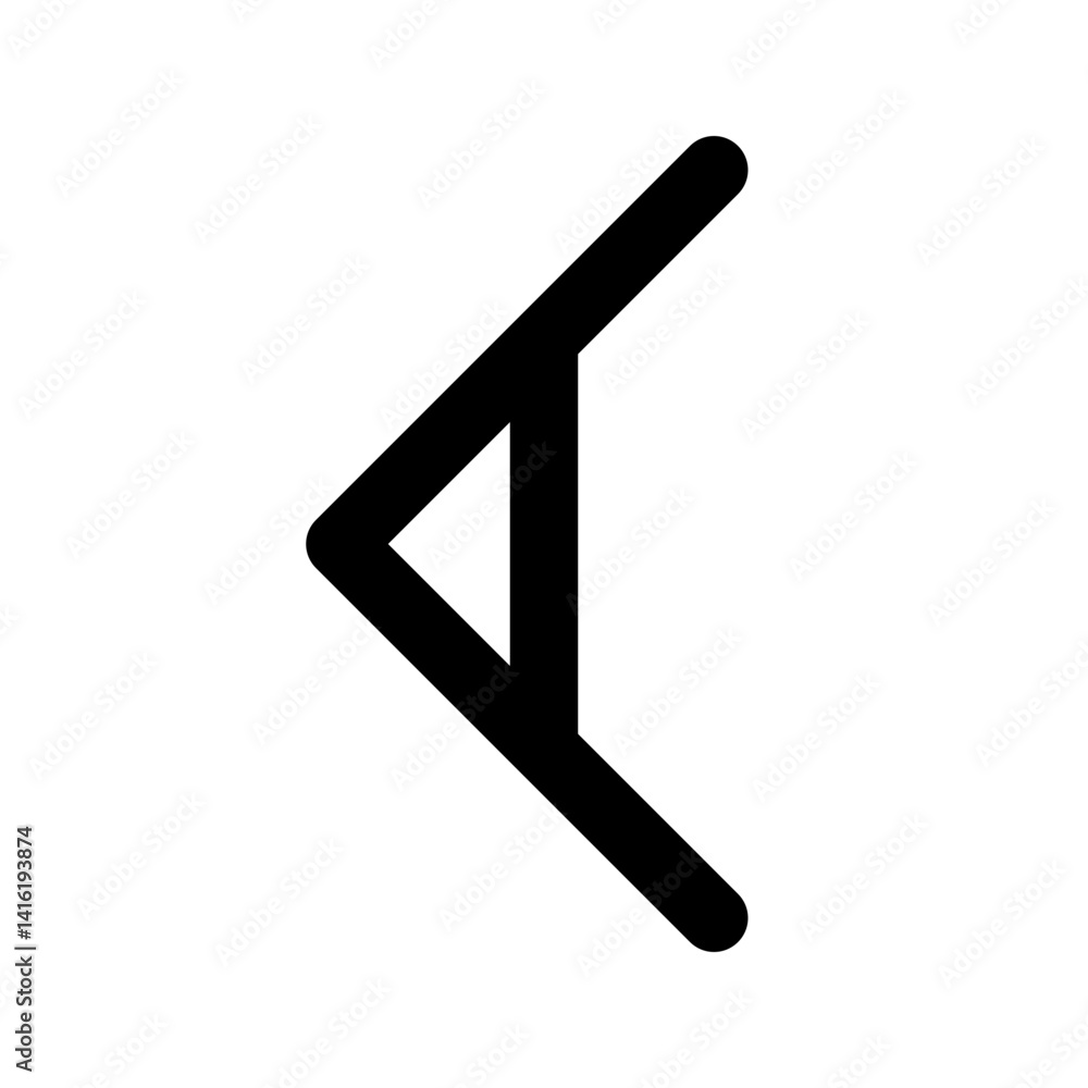 arrow caret left back. outline icon style for navigation, multimedia, and user interface. arrow caret left back. outline icon style for navigation, multimedia, and user interface.