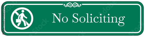 Authorized personnel only sign no soliciting