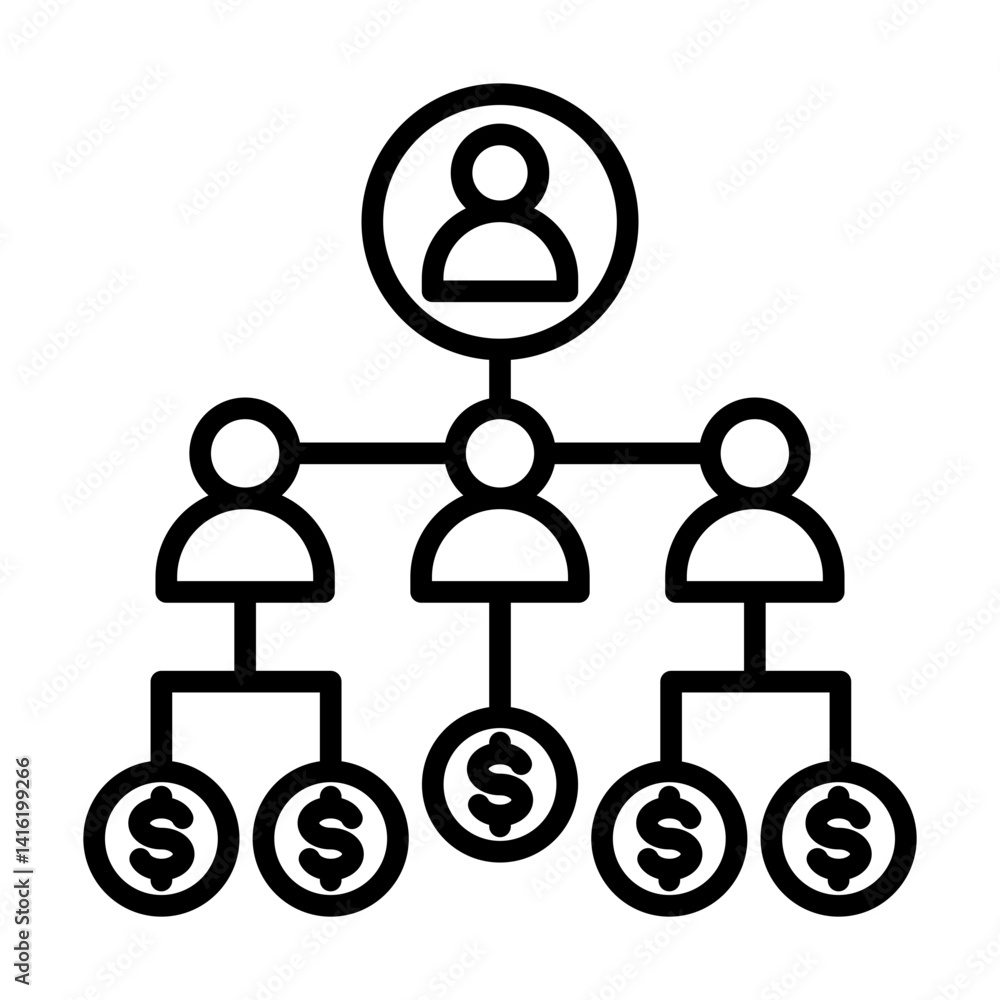 affiliate single icon affiliate single icon