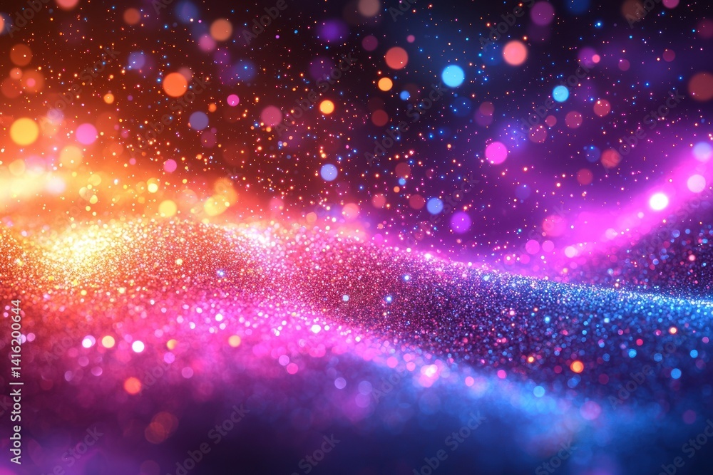 Fototapeta premium Sparkling Glitter Glow