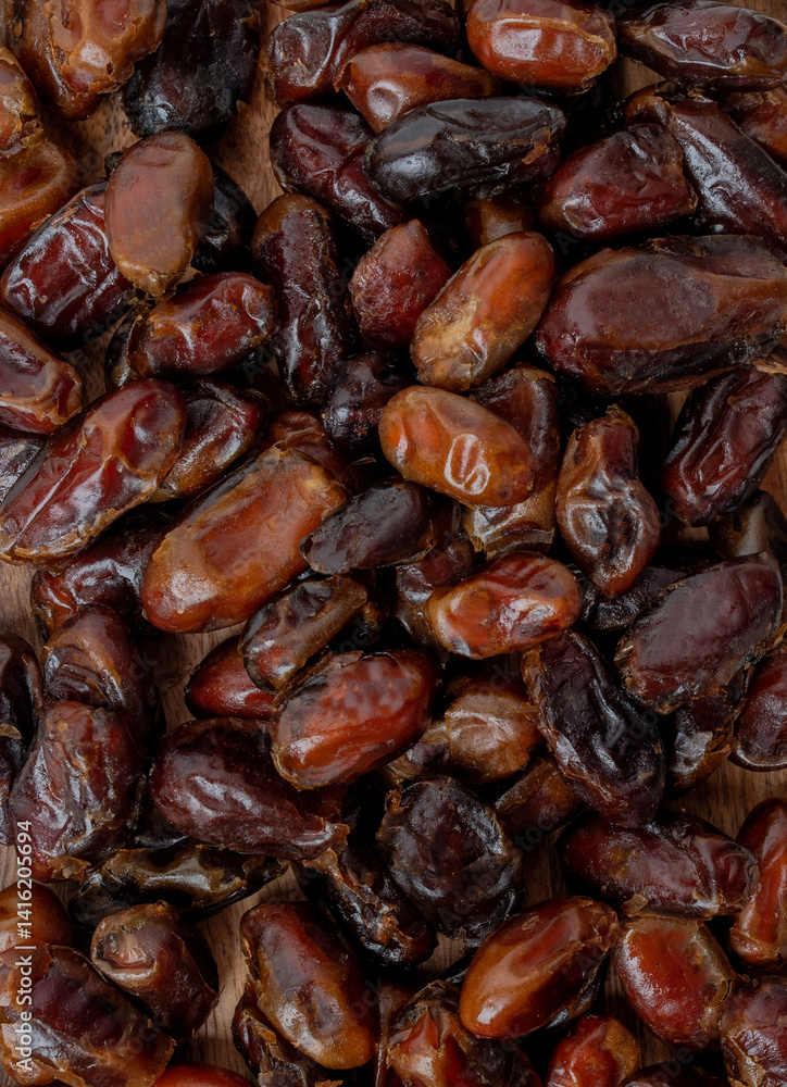 Dates fill the frame in close-up Dates fill the frame in close-up