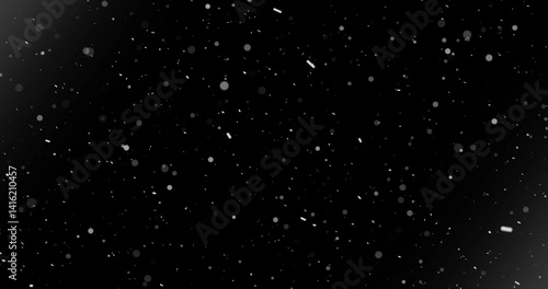 Subtle Gold dust particle background overlay realistic light dust effect in black. Air overlay small dust dirt flying shimmering real-like particles fairy fantasy transparent atmosphere overlay fx.