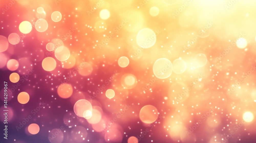Warm, vibrant bokeh lights create a festive atmosphere. Warm, vibrant bokeh lights create a festive atmosphere.