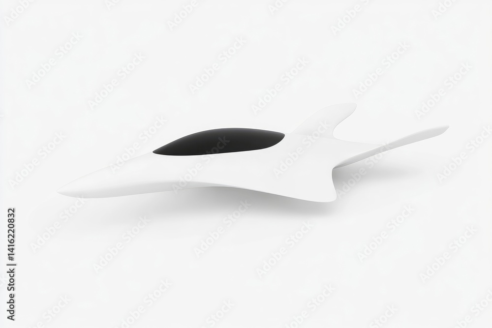 Futuristic white jet aircraft, sleek design, smooth lines, modern concept Futuristic white jet aircraft, sleek design, smooth lines, modern concept