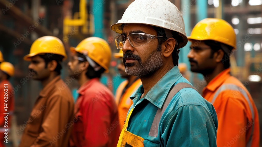 Industry Workers in a Refinery Industry Workers in a Refinery