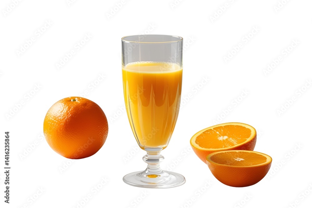 orange juice glass isolated on transparent background orange juice glass isolated on transparent background