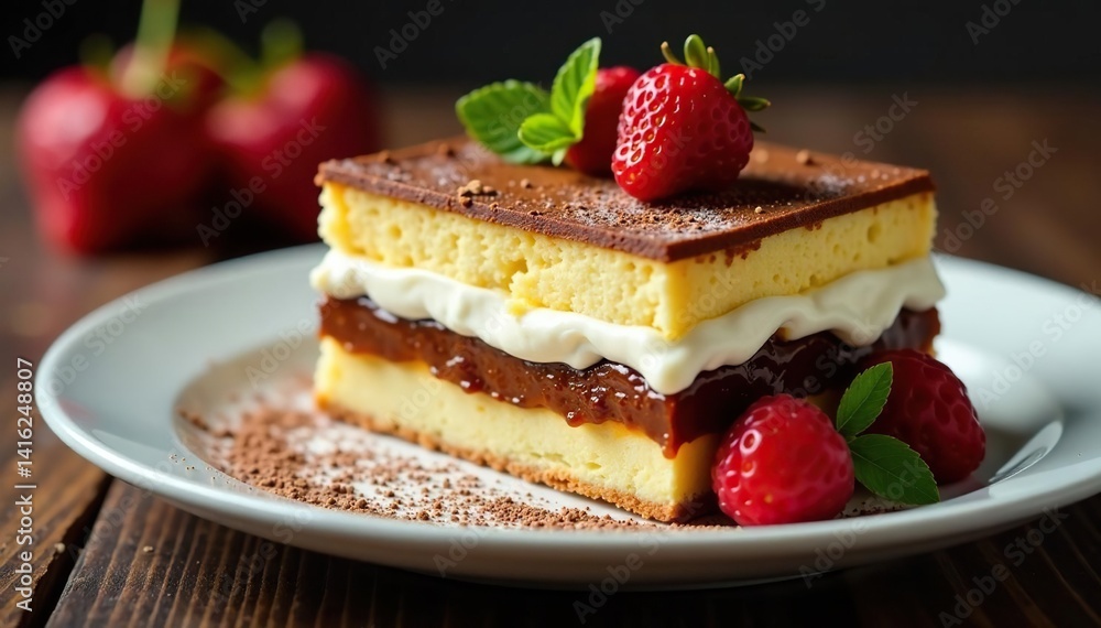 Classic Italian dessert, layered espresso-soaked ladyfingers and creamy mascarpone , coffee, detail Classic Italian dessert, layered espresso-soaked ladyfingers and creamy mascarpone , coffee, detail