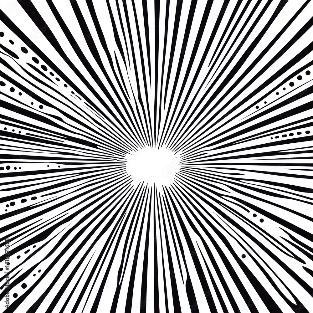 Obraz premium Radiating Stripes (1)