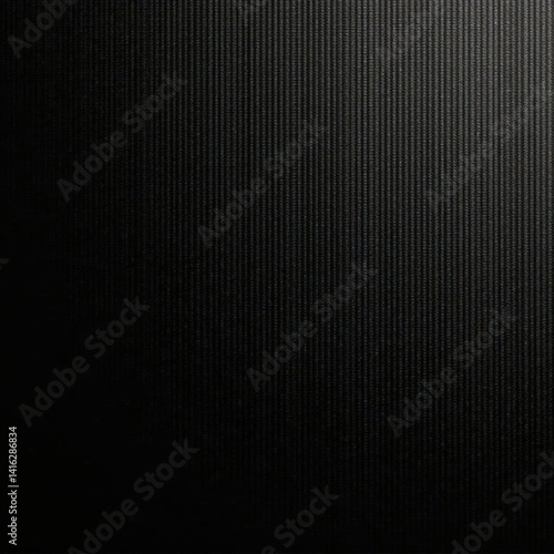 Smooth black leather surface with subtle sheen and intricate texture details, texture, leather
