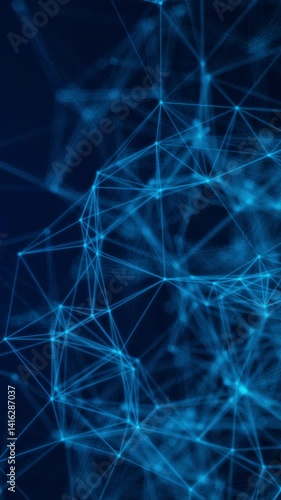 Futuristic Plexus Network Background