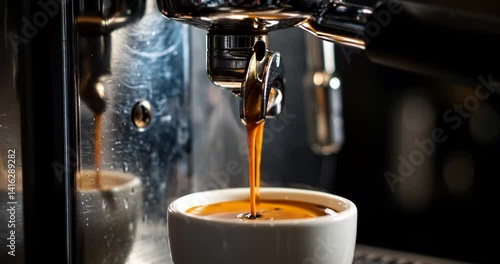 Espresso Machine Close-Up