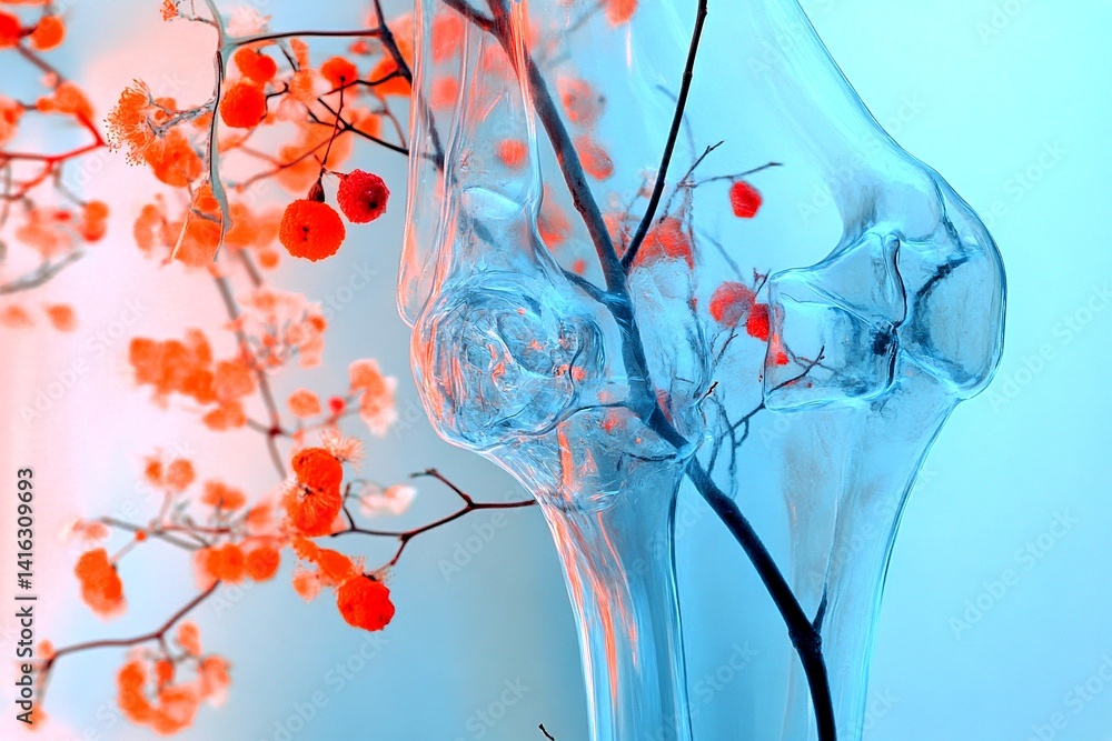 Pain expression. Burden of illness. Metaphorical knee pain awareness of a ailment and suffering. Feeling unwell. Acute illness. Pain of disorder - knee pain: abstract image of physical state.