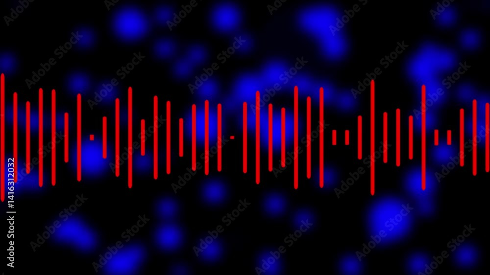 Sound Waves Animation, Oceanic Waveform Visual for Audio-Driven ...