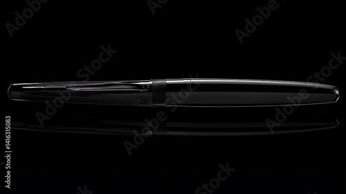 Wallpaper Mural Elegant Black Pen: A Study in Minimalist Design Torontodigital.ca