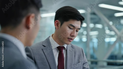 Entrepreneurs Collaborating in a Business Meeting at a Modern Workspace