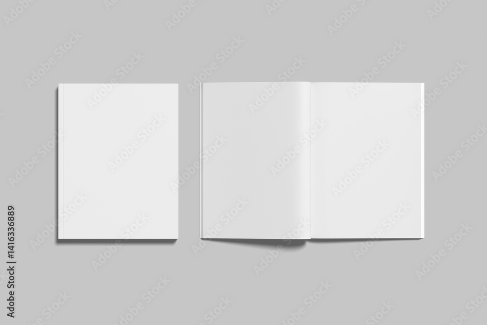 Magazine Blank Mockup Magazine Blank Mockup