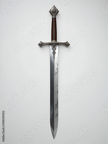cutlass sword isolated on white
