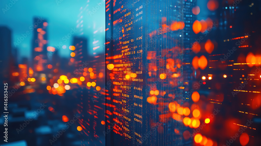 Tablet displaying stock market data with a blurred office background Tablet displaying stock market data with a blurred office background