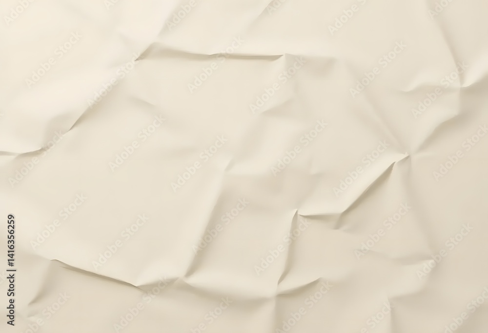 Obraz premium Realistic Crumpled Paper Texture with Intricate Fiber Details and Matte Finish