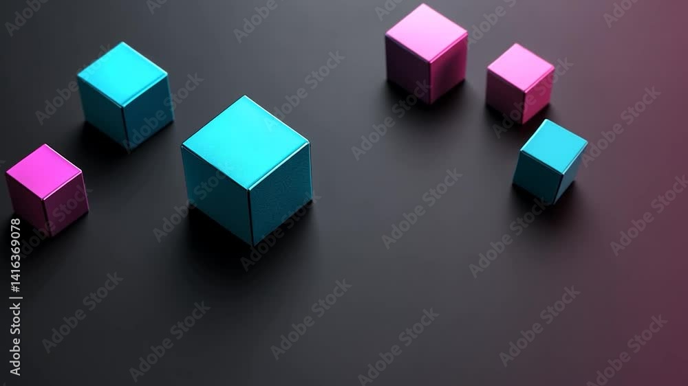 Geometric shapes, vibrant colors Geometric shapes, vibrant colors