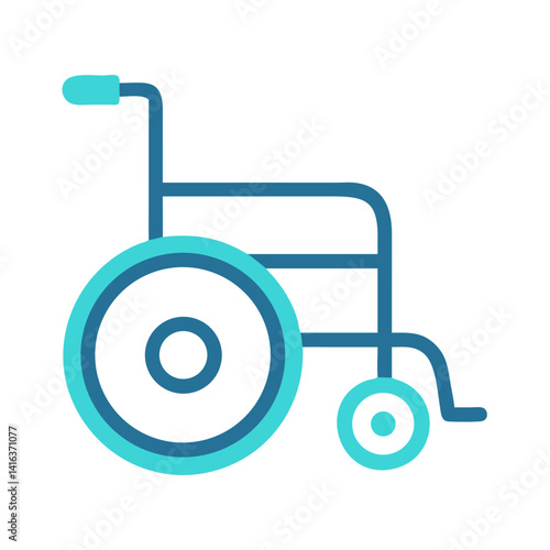 Wheelchair Icon Representing Accessibility and Mobility Support
