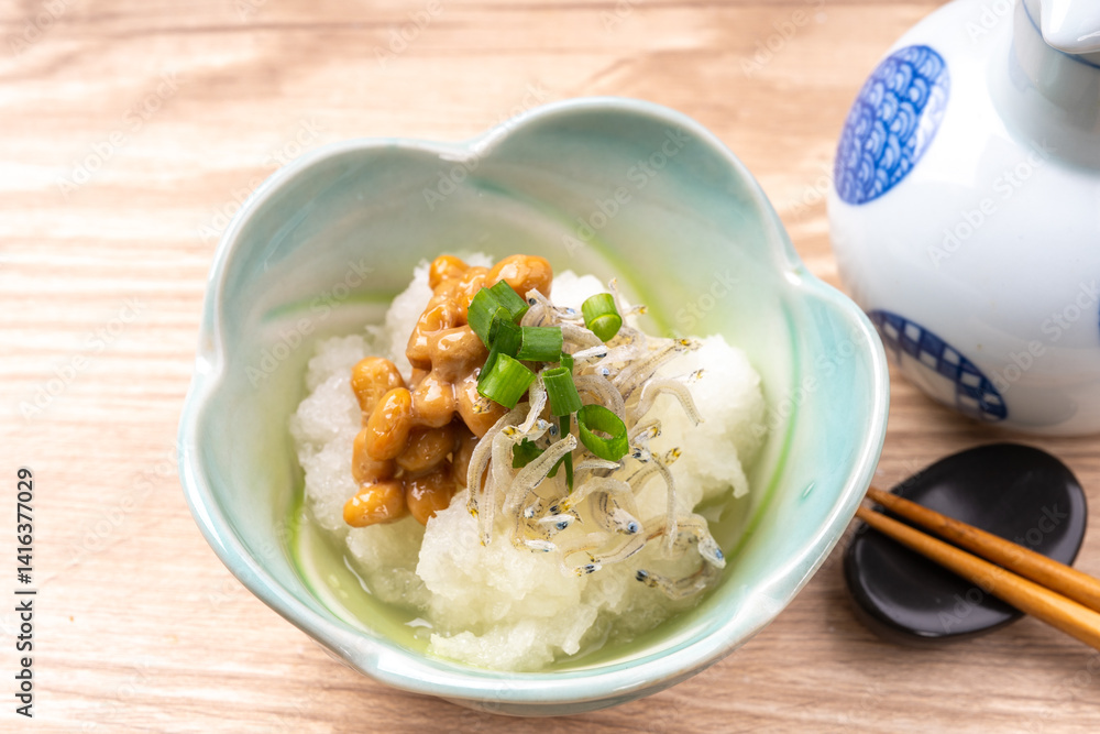 納豆じゃこおろし 納豆じゃこおろし