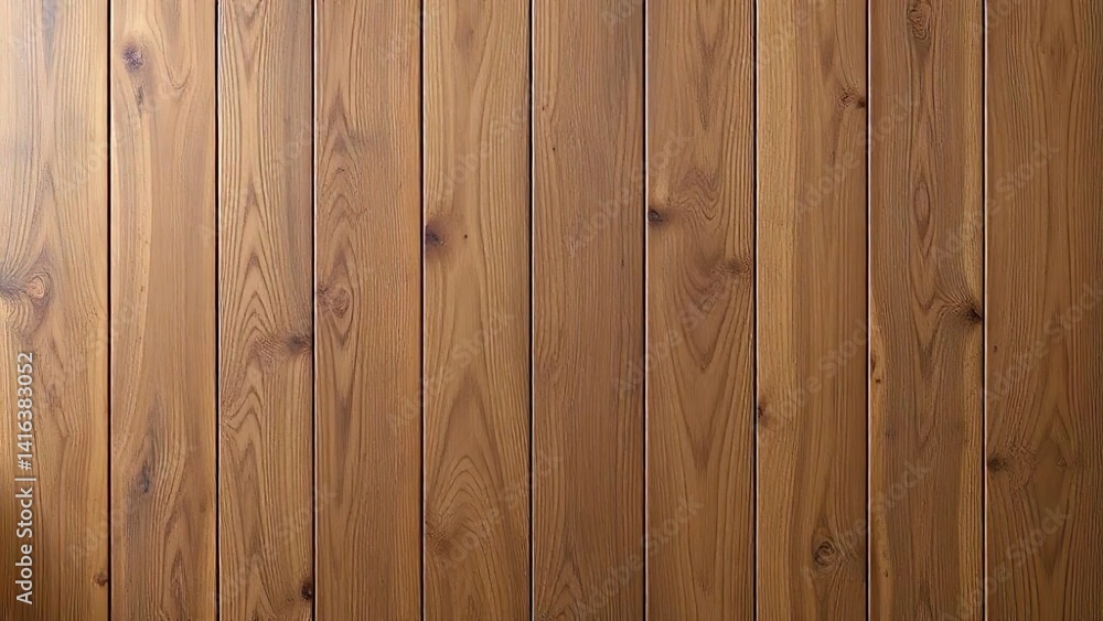 Fototapeta premium Natural Pine Wood Planks with Vertical Grain Pattern
