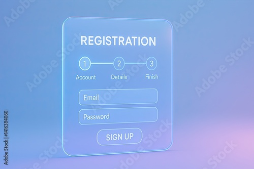 Step-by-Step Digital Registration Interface Design