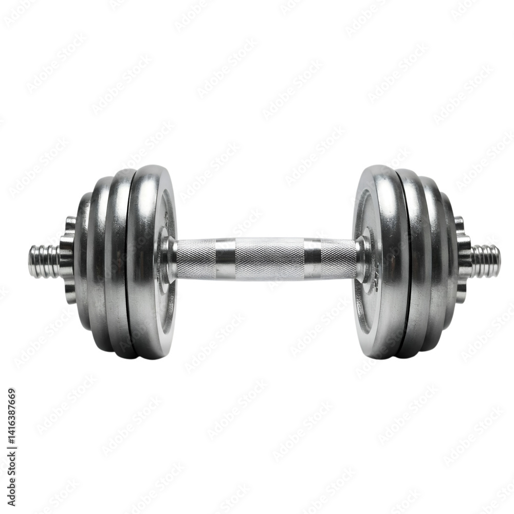 Fototapeta premium dumbbell on white background