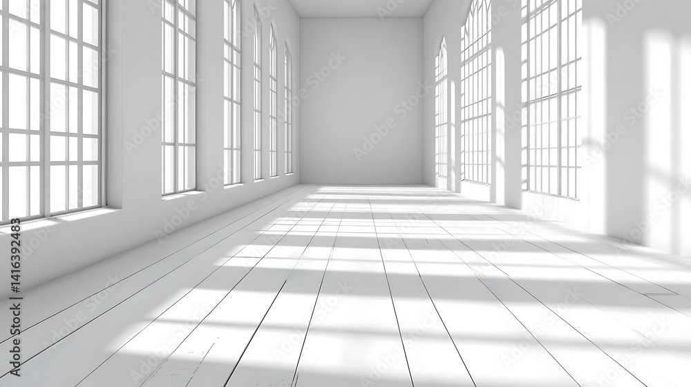 Sunlit White Room Interior Design: Minimalist Architecture Photography Sunlit White Room Interior Design: Minimalist Architecture Photography