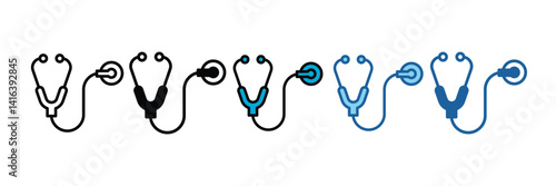 Stethoscope  Icon Element For Design