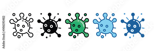 Virus  Icon Element For Design
