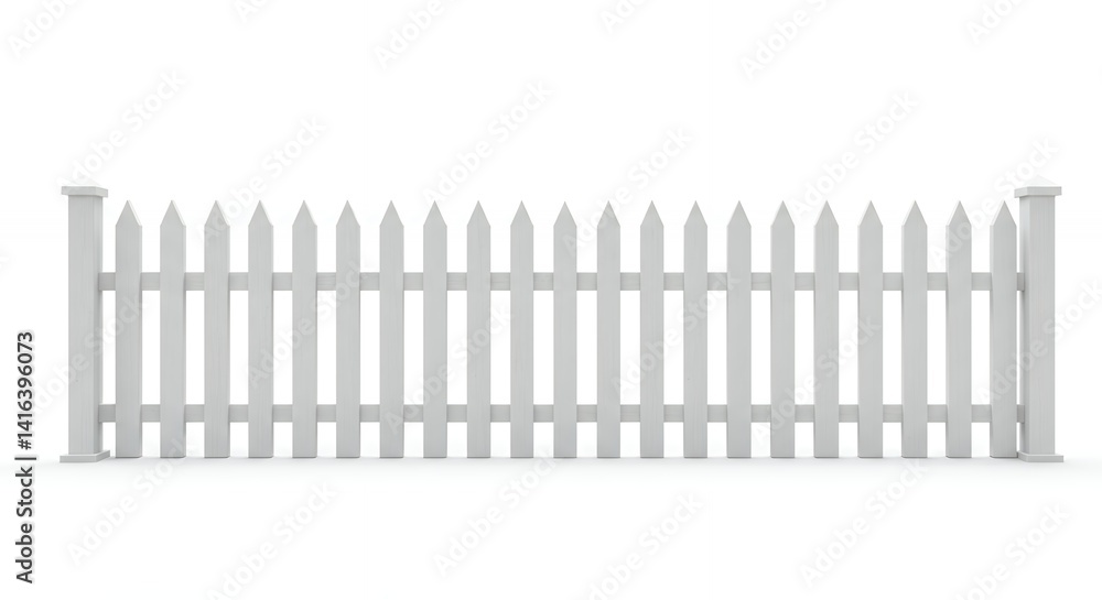 White picket fence background graphic White picket fence background graphic