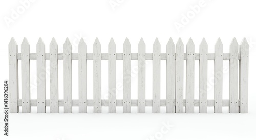 White picket fence image for garden and landscape design