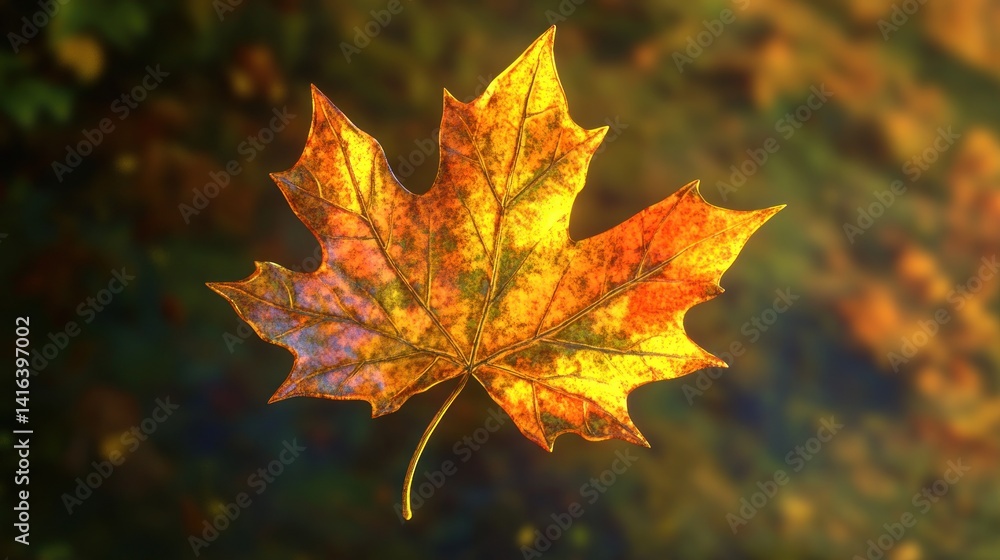 Autumn Leaf in Focus Autumn Leaf in Focus