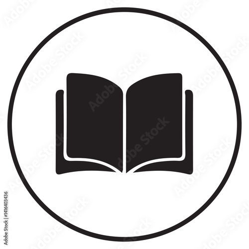 Open book icon vector. vector eps 10