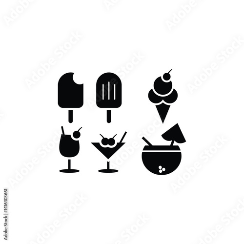 Graphic Icon Beverage Design