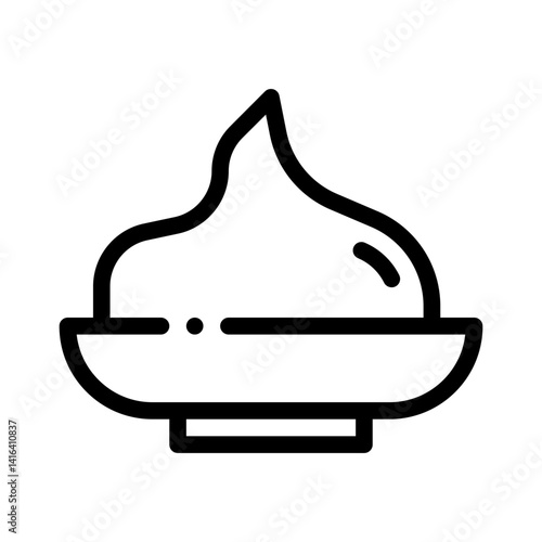wasabi line icon