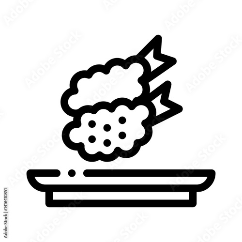tempura line icon
