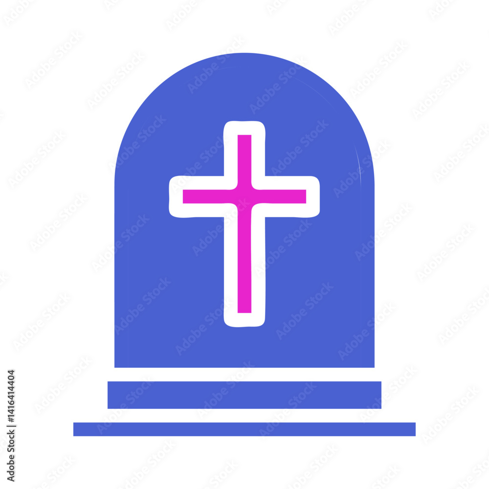 Fototapeta premium Resting Place Symbol Vector Illustration Design