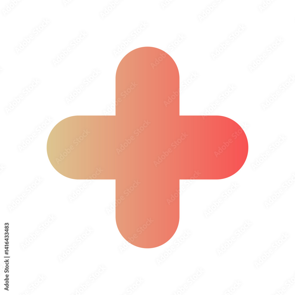 plus sign icon with gradient plus sign icon with gradient