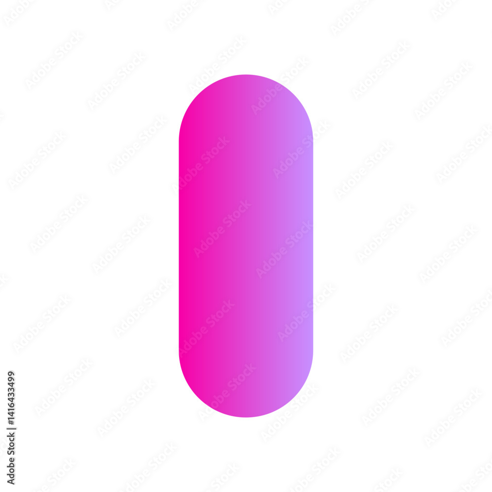gradient pill shape design element gradient pill shape design element