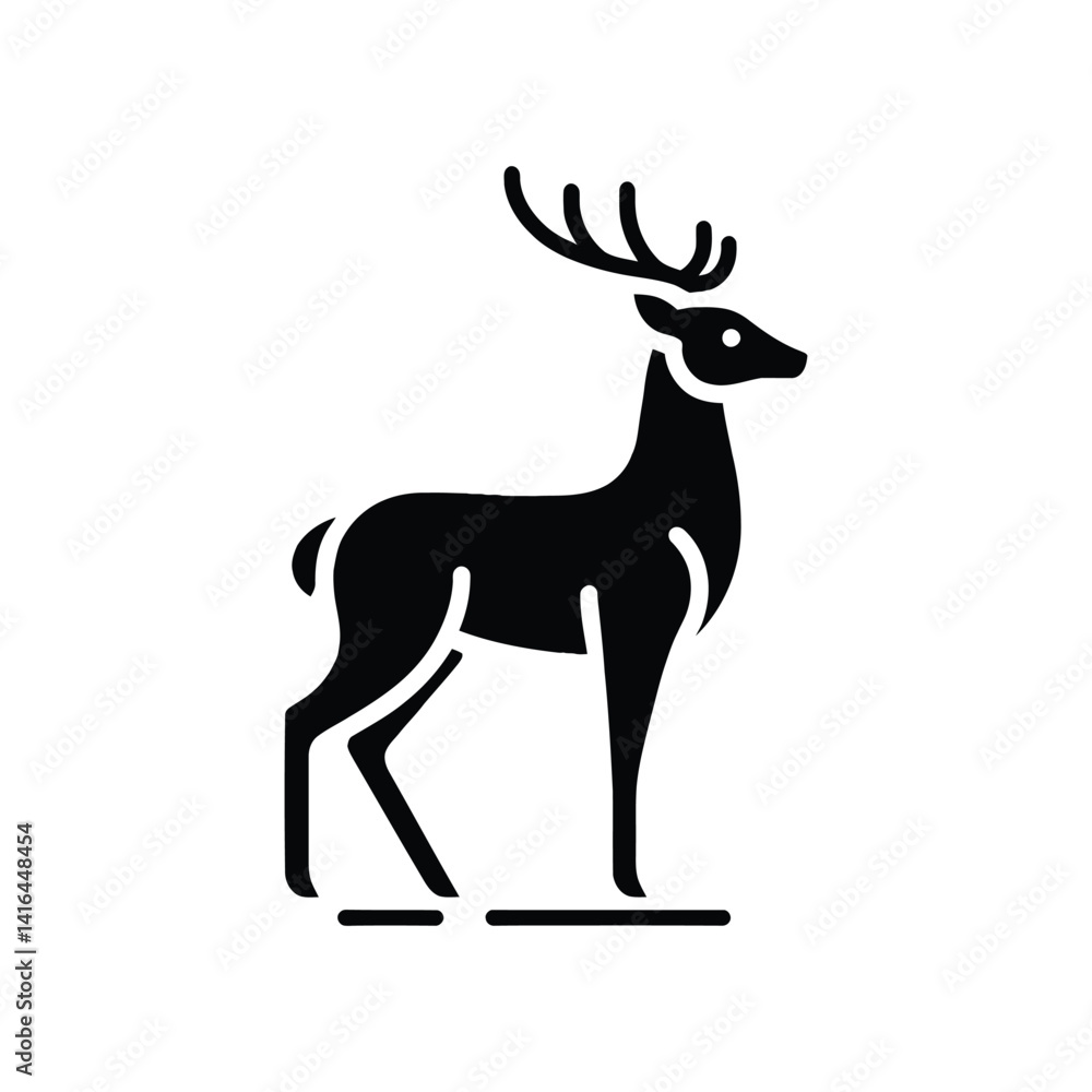 Fototapeta premium deer vector illustration