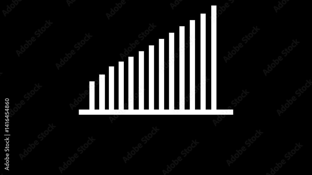 Financial growth graph line animation. Business graph up and down graph moving animation. Financial growth graph line animation. Business graph up and down graph moving animation.